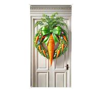 Easter Banner Door Sign | 35 x 70 Inch Cute Waterproof Happy Easter Backdrop, Front Door Hanging Decor for Office Classroom Farmhouse Porch Entryway Yard Garden Spring Party