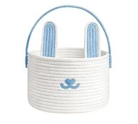 Easter Basket - Easter Baskets For Kids Bunny Egg Bags, Non-Woven Reusable Gift Bag Bunny Easter's Egg, Woven Cotton Rope Container | Easter's Bunny's Baskets With Handle For Boys Girls Candy Toys