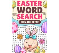 Easter Basket Stuffer: Large Print Easter Word Search Puzzle Book For Kids And Teens