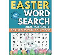 Easter Basket Stuffers : Easter Word Search Large Print: Fun Easter Holiday Activity Book for Teens, Adults & Seniors With Solutions