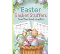 Easter Basket Stuffers: Easter Word Search Large Print: Word Find Activity For Kids, Teens, Adults