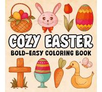 Easter Basket Stuffers Kids Boys, Girls: Easter Bold & Easy Coloring Book: +48 Cute Illustrations For Kids, Teens To Enhance Focus With Fun Age 8-12, 12-16