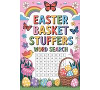 Easter Basket Stuffers Word Search: 60 Fun Easter Puzzles - 60 Pages for Kids Ages 6-8 with Flowers, Rabbits & Eggs