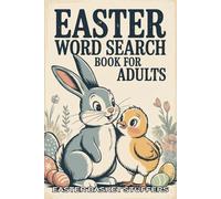 Easter Basket Stuffers: Word Search Book for Adults: Classic Spring Puzzles with Vintage Style