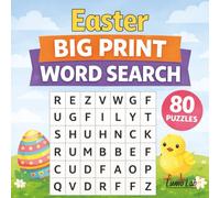 Easter Big Print Word Search: Large Letter Easter and Spring Puzzle Book