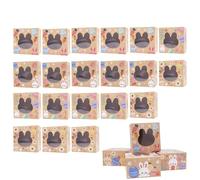 Easter Boxes - 24 Pieces Clear Bunny Head Window Case | Easter Containers, Pastel Treat Holders, Celebration Packaging Boxes for Cake Cookie Treat Snack Toy Craft Diy Project Wedding Holiday Festival