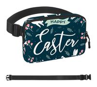 Easter Bunny Collection Eggs-21 - Marsupio unisex, alla moda, per sport, escursionismo, escursionismo, donna e uomo, Multicolore 04, 1.5x9.0x5.9in/4x23x15cm
