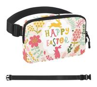 Easter Bunny Collection Eggs-21 - Marsupio unisex, alla moda, per sport, escursionismo, escursionismo, donna e uomo, Multicolore 05, 1.5x9.0x5.9in/4x23x15cm