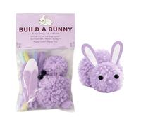 Easter Bunny Craft, Easy Bunny Plush Decorations, Fun Interactive Activity, Includes Materials and Instructions, Build a Easter Craft Kit for Party Favors Classroom Rewards School Nursery Kids