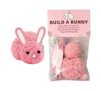 Easter Bunny Crafts - Easy DIY Rabbit Cute Plush | Build a Bunny Easter Craft Kit,for Party Favors Classroom Rewards Boys Girls School Nursery Kids
