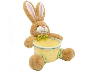 Easter Bunny Decor Candy Storage Basket | Cute Easter Eggs Container| Candy Storage Basket | Bas-ket Stuffers Filler For Kids Party Home Holiday Family Gatherings Food Snacks Chocolates Candies