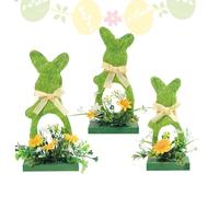 Easter Bunny Decorations - 550 g in PE lungo Lasting Festive Figurine | Density Board Bunny Home Decor for Family Friends Adults Men Women Home Indoor Office Study Holiday