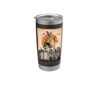 Easter Bunny Funny Japanese Kaiju Egg Hunt Joke Bicchiere termico in acciaio inox doppia parete