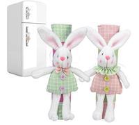 Easter Bunny Handle Cover - 2 Piece Refrigerator Door Protector, Microwave Oven Handle guard for kitchenLiving Room Dining Room Housewarming Birthday | Spring kitchenUpdate, Children's Play Kitchen
