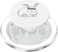 Easter Bunny Hip Hop Sunglasses Funny and Cute Rabbit PopSockets PopGrip per MagSafe
