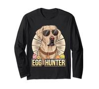 Easter Bunny Labrador Retriever Egg Hunter, Amante dei Cani Maglia a Manica