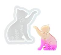 Easter Bunny Mold - Silicone Molds | Resin Molds | Easter Bunny Silicone Molds | Cat Rabbit Resin Molds | Animal Molds Candle Making Molds | Soap Mold For Plaster Clay Craft Home Decoration