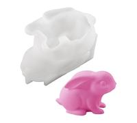 Easter Bunny Mold - Stampo in silicone 3D per casting, Home Decor Cement Moulds for Epoxy, Soap, Wax | Easter Molds for Plaster, Party Planners, Art Teachers, Holiday Spring Crafts, Hobbyists