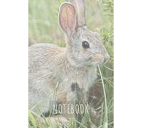 Easter Bunny Notebook: Easter gift for kids, Easter basket stuffer, rabbit notebook | 6x9 inches, 102 lined pages