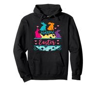 Easter Bunny Pre K gen Alpha Christian Family Bro Sis Felpa con Cappuccio