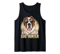 Easter Bunny Saint Bernard Egg Hunter Amante dei Cani Canotta