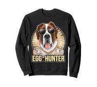 Easter Bunny Saint Bernard Egg Hunter Amante dei Cani Felpa