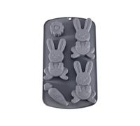 Easter Bunny Silicone Mold - 3D Bunny Shape Non Stick Mold for Easy Demolding, Detailed Craft Designs with Flexible Baking Mould, Easter Mould for Chocolate, Candy, Soap, Cake Decoration