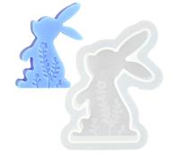 Easter Bunny Silicone Mold - Handmade Casting Mold | Smooth Wall Candle and Chocolate Mould For DIY Crafts, Soap, Jelly, Ornamenti, Plaster, Decorations, Baking