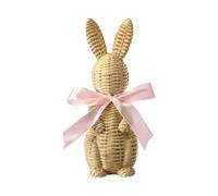 Easter bunnyDecoration - Handcrafted Resin Figurine, Detailed bunnyStatue, Seasonal Easter Home Decor, Lightweight Portable Resin bunnyAccent, Tabletop Mantel Centerpiece | for Indoor Garden Holida