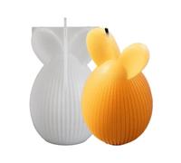 Easter Candle Mold, Bunny Egg Mould, resina epossidica framework, Plaster, Silicone Candles Concrete, Craft, Home Decor, Easter work, Desktop Ornament, 24,7 g, 28,6 g, 22,5 g, 27,4 g