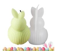 Easter Candle Mold, Bunny Egg Mould, resina epossidica framework, Plaster, Silicone Candles Concrete, Craft, Home Decor, Easter work, Desktop Ornament, 24,7 g, 28,6 g, 22,5 g, 27,4 g