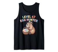 Easter Capybara Funny 67 Egg Hunter Cool Easter Eggs per Bambini Canotta