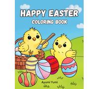 Easter Coloring Book: 50 Unique Cute and Relaxing Easter & Spring Illustrations for Kids, Teens, and Adults