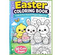 Easter Coloring Book: Cute & Fun Kawaii Pages