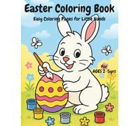 EASTER COLORING BOOK: Easy Coloring Pages for Little Hands