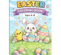 Easter Coloring Book for Kids: 29 Cute Easter Designs with Bunnies, Eggs and Chicks for Relaxing Spring Fun