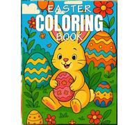 Easter Coloring Book for Kids: 30 Simple Bold easy to Coloring drawing for kids.