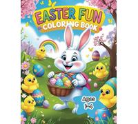 Easter Coloring Book for Kids ages 1-4: 50 Big Easter coloring pages for toddlers and preschoolers filled with Easter eggs, bunnies and spring time scenes