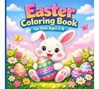 Easter Coloring Book for Kids Ages 3-8: Bunny, Eggs, Chicks & Spring Fun - Cute and Easy Coloring Pages for Toddlers & Preschoolers