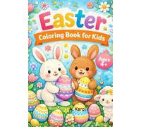 Easter Coloring Book for Kids Ages 4+: 20 Simple Easter & Spring Designs, Single-Sided Pages, Perfect for Travel