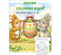 Easter Coloring Book for Kids Ages 4-8: Bunnies, Animals and Spring Scenes