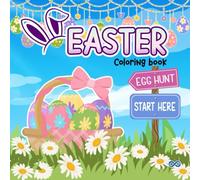 Easter Coloring Book for Kids Ages 4-8: Fun Easter Eggs, Baskets, Bunnies and Spring Activities | Cute Holiday Coloring Pages for Boys and Girls | 8.5 x 8.5 Square Format