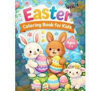 Easter Coloring Book for Toodlers Vol. 1: 20 Simple Easter & Spring Designs, Big Simple Images for Toodlers, Single-Sided Pages, 8,5"x11"