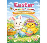 Easter Coloring Book: Hop Into Easter Fun with Cute Bunnies, Eggs, and Springtime Coloring Pages!
