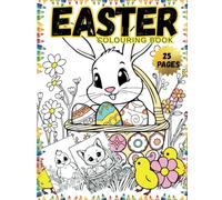 Easter Colouring Book: 25 pages of Adorable Spring Animals