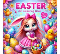 Easter Colouring Book for Girls: Cute Bunnies, Easter Eggs & Spring Animals with Positive Affirmations | Fun Coloring Pages for Kids Ages 3-7 | Perfect Easter Basket Gift