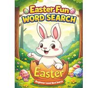 Easter Crossword Puzzle Book for Kids Ages 4-8: Beginner-Friendly Easy Crosswords with Bunny, Egg Hunt, and Spring Themes