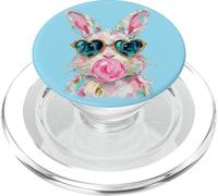 Easter Cute Modern Abstract Bunny Paint Design PopSockets PopGrip per MagSafe