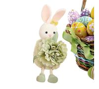 Easter Decorations Spring Decor - Cute Decorative Home Ornaments, Easter Rabbit Figurines | Holiday Table Desktop Fireplace Accessories, Indoor Outdoor Party Shower Centerpiece Seasonal Decoration For