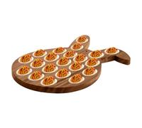 Easter Deviled Egg Platter, Spring Party Serving Dish, 21 Hole Bunny Deviled Egg Tray Plate, Easter Bunny Candy Holder Container, Reusable Serving Platter for Candy Dessert Table Holiday Celebration